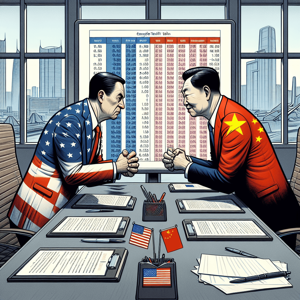 Guerra Tarifária: Tensão entre China e EUA Atinge Níveis Explosivos com Novas Tarifas