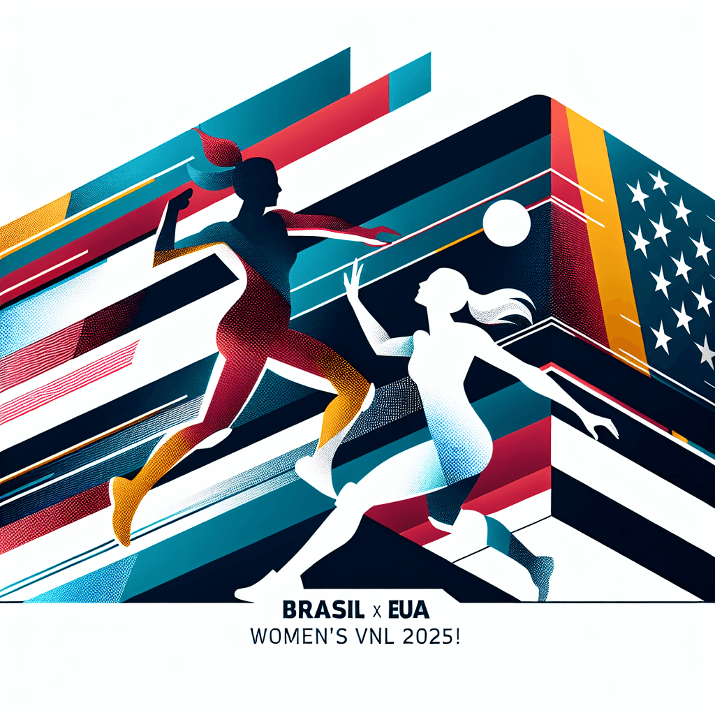 “Brasil x EUA: Veja onde assistir à VNL Feminina 2025!”