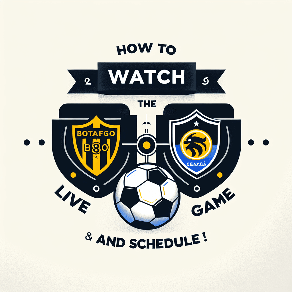 “Botafogo x Ceará: Como Assistir ao Jogo Ao Vivo e Horário!”