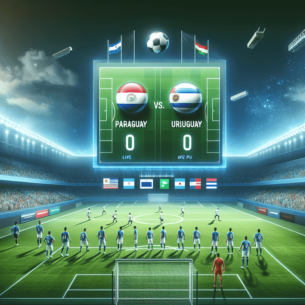 “Paraguai x Uruguai: Assista ao Jogo Ao Vivo e Confira Escalações!”