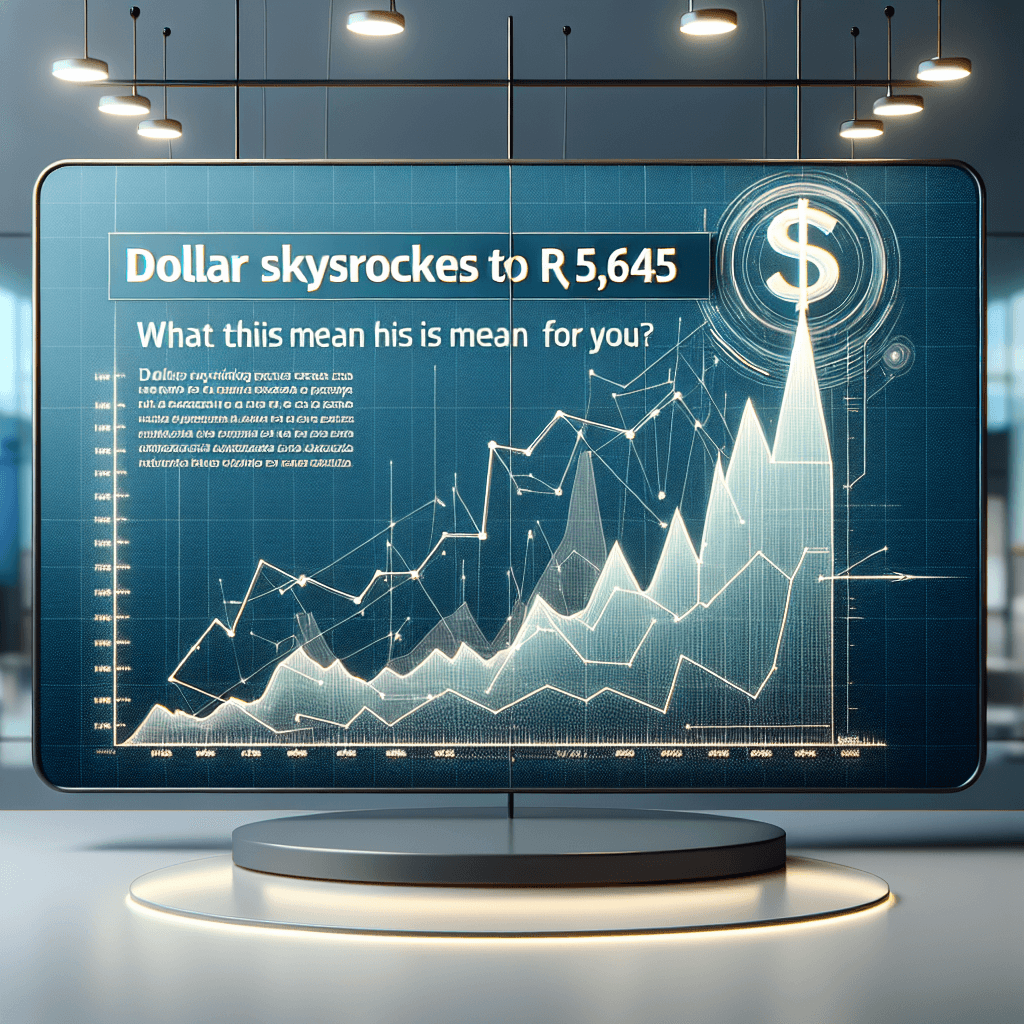“Dólar Dispara para R$ 5,645: O Que Isso Significa Para Você?”