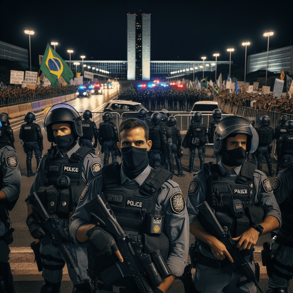Tensão em Brasília: Segurança Reforçada na Esplanada após Prisão de Bolsonaro