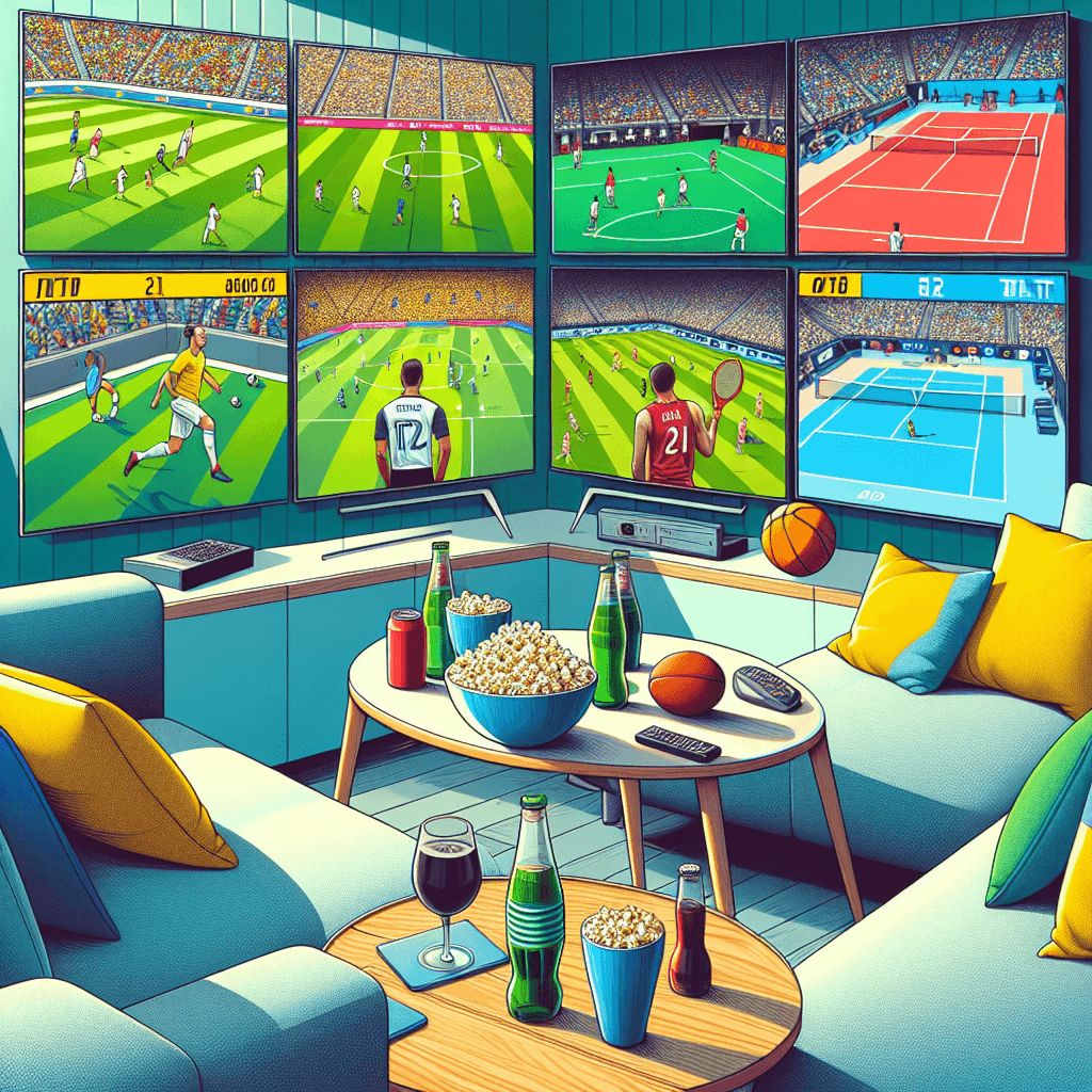 Guia Completo de Esportes ao Vivo: Futebol, Basquete e Mais nesta Quarta